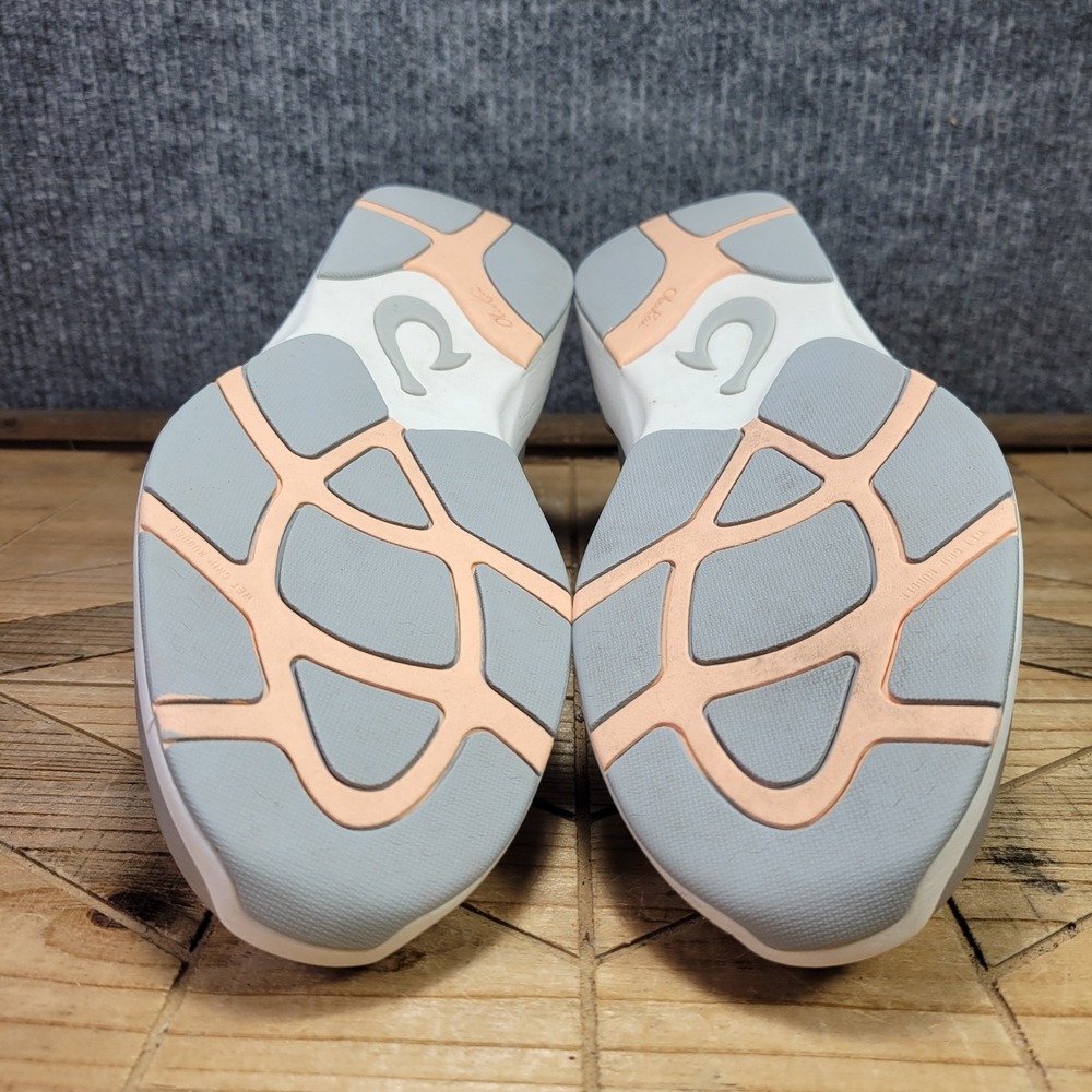 Olukai MikiLi Women's Slip On Sneakers, Size 9 Pearl Blush/Pale Grey Shoes - Picture 9 of 13